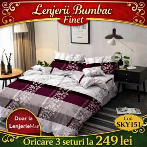 Set Lenjerie Finet 6 piese SKY151