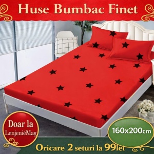 HUSA DE PAT CU ELASTIC CU 2 FETE DE PERNA 160x200cm SKYN15