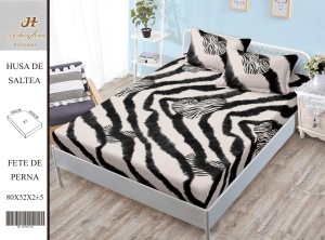 HUSA DE PAT CU ELASTIC CU 2 FETE DE PERNA Premium 180x200cm HSG06