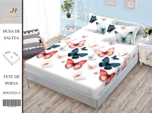HUSA DE PAT CU ELASTIC CU 2 FETE DE PERNA Premium 180x200cm HSG16