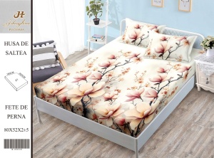HUSA DE PAT CU ELASTIC CU 2 FETE DE PERNA Premium 180x200cm HSG26