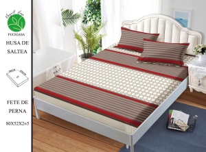 HUSA DE PAT CU ELASTIC CU 2 FETE DE PERNA Premium 180x200cm HSG76