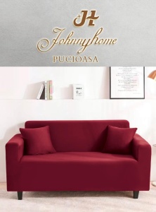 Husa Elastica Pentru Canapea 2 locuri Bordo