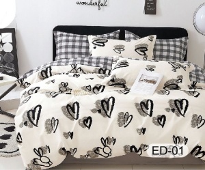 Lenjerie Bumbac Finet Premium 6 piese+husa CADOU ESTD20