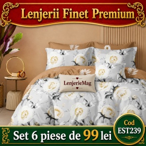 Lenjerie de pat finet 6 piese EST239