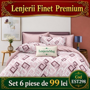 Lenjerie de pat finet 6 piese EST298