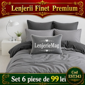 Lenjerie de pat finet 6 piese EST343