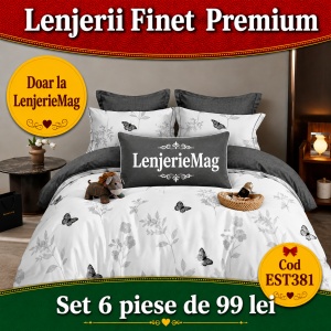 Lenjerie de pat finet 6 piese EST381