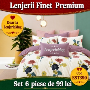 Lenjerie de pat finet 6 piese EST390