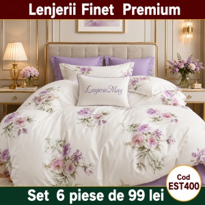 Lenjerie de pat finet 6 piese EST400