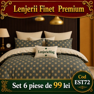 Lenjerie de pat finet 6 piese EST75