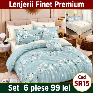 Lenjerie de pat finet 6 piese SR15