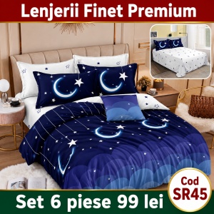 Lenjerie de pat finet 6 piese SR45