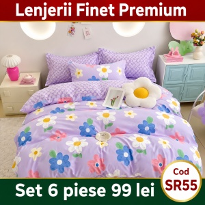 Lenjerie de pat finet 6 piese SR55