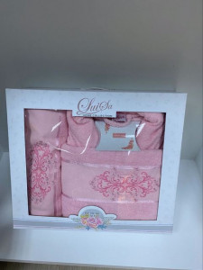 Set Prosoape si Halat din Bumbac 4 Piese LUISA LUS09