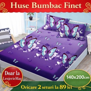 HUSA DE PAT CU ELASTIC CU 2 FETE DE PERNA 140X200 SHK06