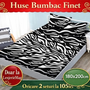 HUSA DE PAT CU ELASTIC CU 2 FETE DE PERNA 180x200cm SKYH48