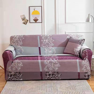 Husa Elastica Pentru Fotoliu / Canapea / Coltar Model Mov Imperial