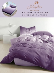Lenjerie de pat Finet 1 Persoana sau dimensiuni mici cu Elastic Y170