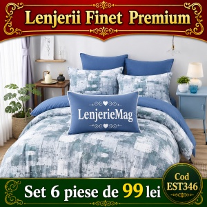 Lenjerie de pat finet 6 piese EST346