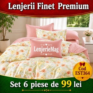 Lenjerie de pat finet 6 piese EST364