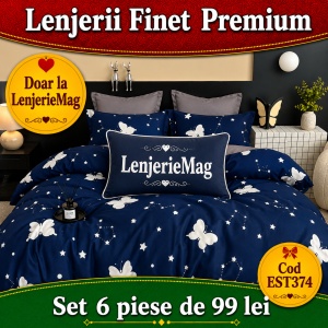 Lenjerie de pat finet 6 piese EST374