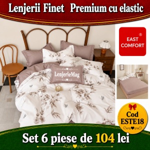 Lenjerie de pat finet 6 piese ESTE18