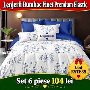 Lenjerie de pat finet 6 piese ESTE35