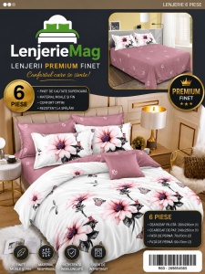 Lenjerie de pat finet 6 piese SR65