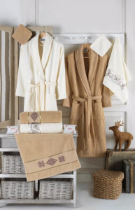 Set Prosoape si Halate din Bumbac 10 Piese, LUISA LUS1004