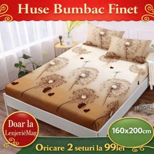 HUSA DE PAT CU ELASTIC CU 2 FETE DE PERNA 160x200cm SKYN19