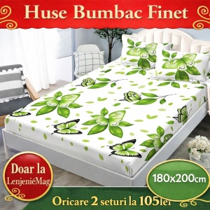 HUSA DE PAT CU ELASTIC CU 2 FETE DE PERNA 180x200cm SKYH36
