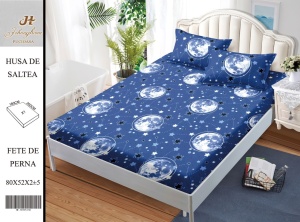 HUSA DE PAT CU ELASTIC CU 2 FETE DE PERNA Premium 180x200cm HSG20