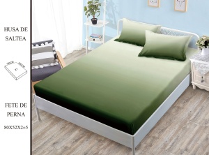 HUSA DE PAT CU ELASTIC CU 2 FETE DE PERNA Premium 180x200cm HSG40