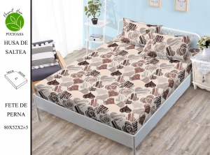 HUSA DE PAT CU ELASTIC CU 2 FETE DE PERNA Premium 180x200cm HSG50