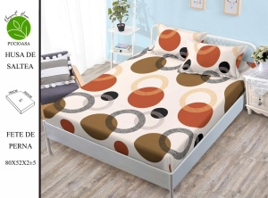 HUSA DE PAT CU ELASTIC CU 2 FETE DE PERNA Premium 180x200cm HSG70