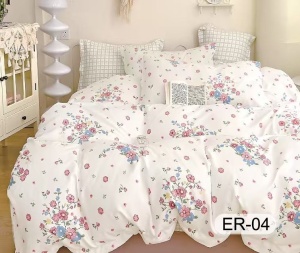 Lenjerie Bumbac Finet Premium 6 piese+husa CADOU ESTD83