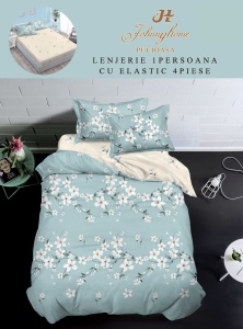 Lenjerie de pat Finet 1 Persoana sau dimensiuni mici cu Elastic Y177