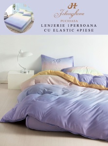 Lenjerie de pat Finet 1 Persoana sau dimensiuni mici cu Elastic Y187