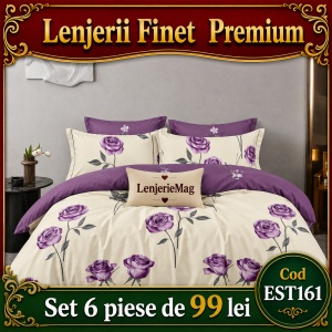 Lenjerie de pat finet 6 piese EST161
