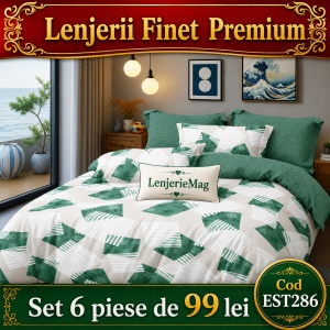 Lenjerie de pat finet 6 piese EST286