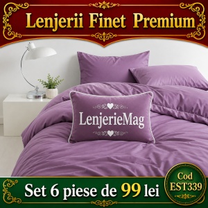 Lenjerie de pat finet 6 piese EST339