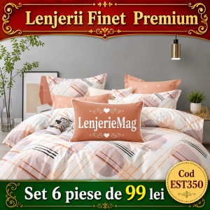 Lenjerie de pat finet 6 piese EST350