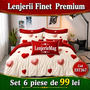 Lenjerie de pat finet 6 piese EST367