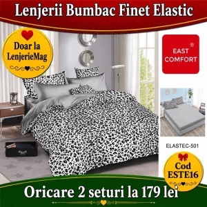 Lenjerie de pat finet 6 piese ESTE16– Oferta 2 la 179 lei