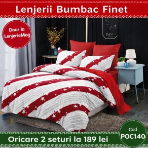 Lenjerie de pat finet 6 piese POC140 – Oferta 2 la 189 lei