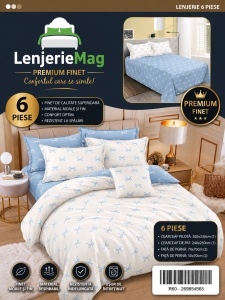 Lenjerie de pat finet 6 piese SR24