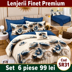 Lenjerie de pat finet 6 piese SR31