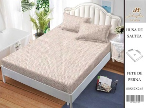 HUSA DE PAT CU ELASTIC CU 2 FETE DE PERNA 160x200cm SHA32
