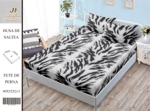 HUSA DE PAT CU ELASTIC CU 2 FETE DE PERNA Premium 180x200cm HSG07